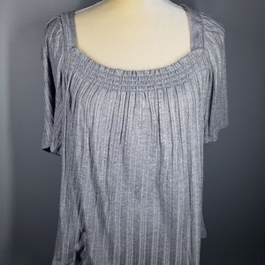 Daytrip Square neck babydoll top Women's Size L.